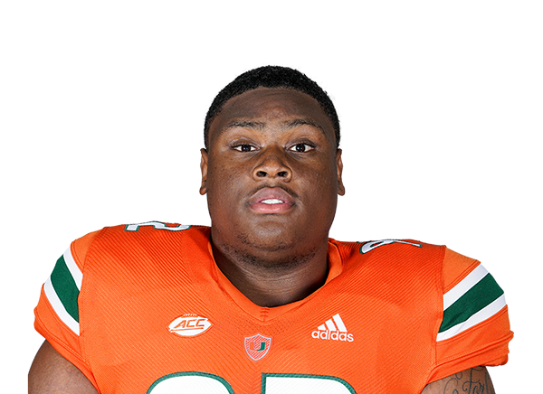 Ahmad Moten Sr.  DL  Miami | NFL Draft 2027 Souting Report - Portrait Image