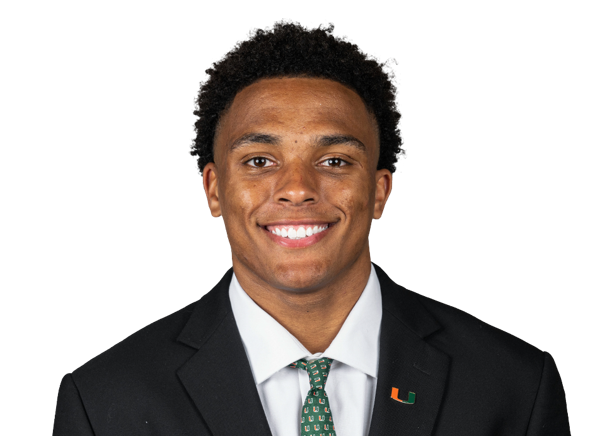 Jakobe Thomas  S  Miami | NFL Draft 2026 Souting Report - Portrait Image